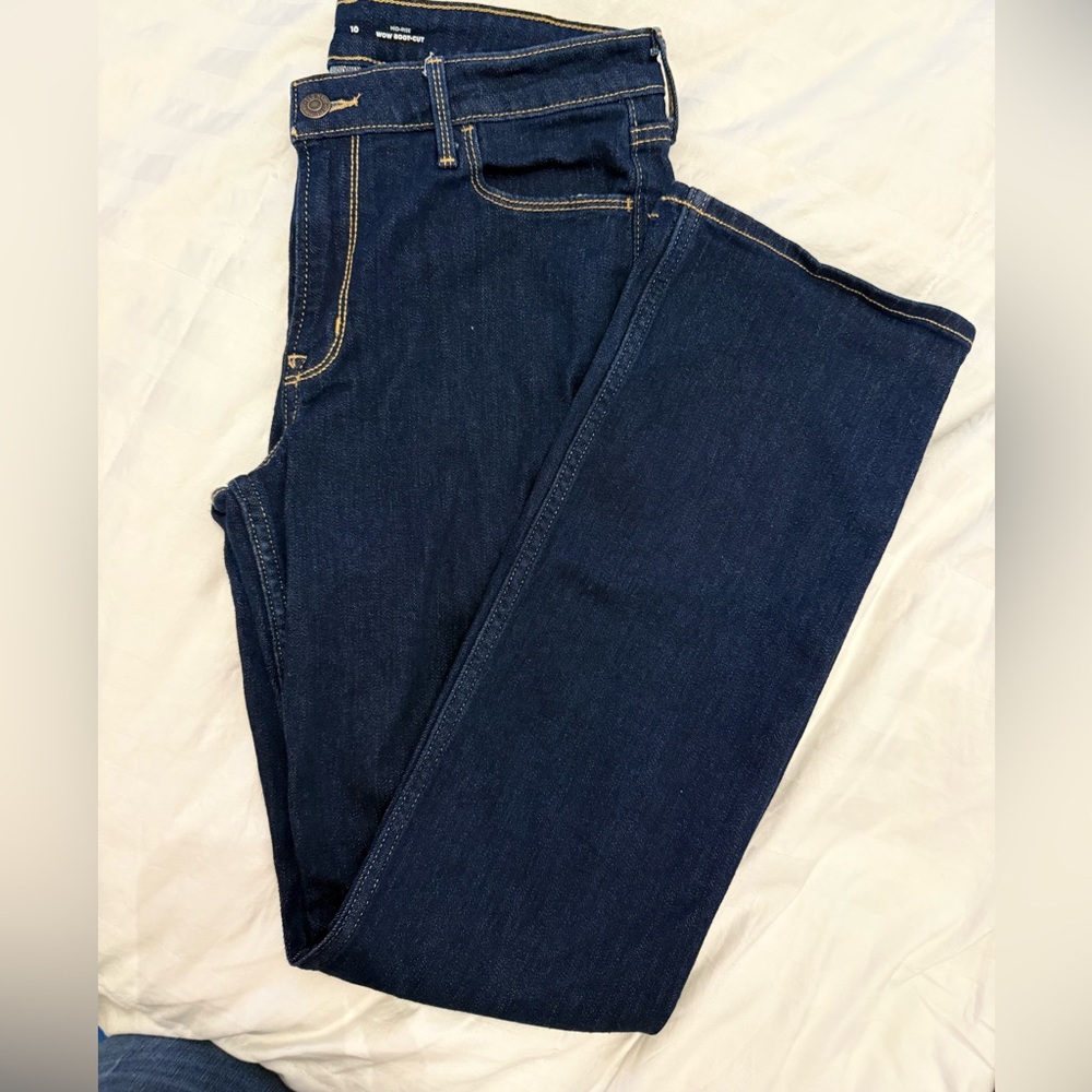Old Navy Dark Blue WOW Midrise Bootcut Jeans